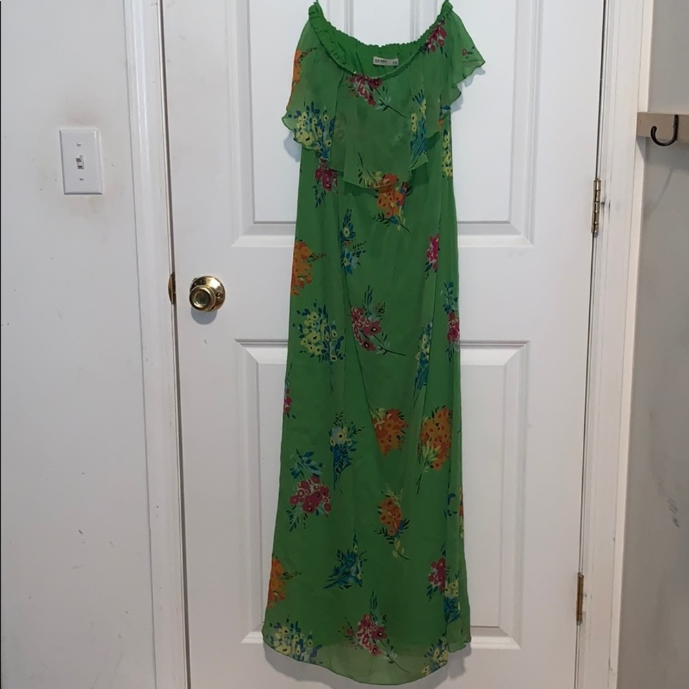 Old Navy Strapless Floral Dress